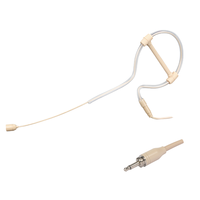 Microphone cravate mono-auriculaire filaire à condensateur de qualité professionnelle, idéal pour les applications de diffusion en direct, les conférences et l'enseignement