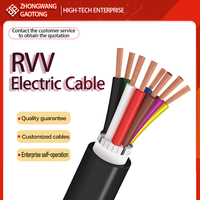 Câble de commande flexible multibrins isolé et gainé en PVC, fil de cuivre pour câblage de signal et basse tension 22AWG