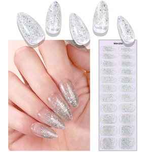 Nhanh chóng Nail Art lâu dài không Có đèn UV Gel Nail kết thúc tốt đẹp bóng màu sắc mùa thu mùa đông thiết kế UV đèn miễn phí Gel Nail Stickers - Product Image 4