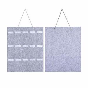 Organisateur mural ou de porte en tissu lin-coton avec poches suspendues pour chambre à coucher – Cadeau promotionnel d'entreprise - Product Image 3