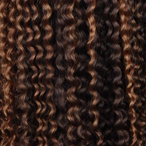 Parrucche Foxen da <span class=keywords><strong>30</strong></span> Pollici Senza Colla con Frontale in Pizzo per Donne Nere, Parrucca Frontale in Pizzo HD 13x4, 100% Capelli Umani Vergini, Parrucca Ondulata Profonda con Highlights - Product Image 4