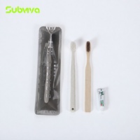 Kit de toilette d'hôtel portable en aluminium et plastique, ensemble de cotons-tiges jetables pour les commodités des chambres d'hôtel et des complexes hôteliers