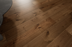 Plancher en bois d'ingénierie à 3 couches <span class=keywords><strong>15</strong></span>/4*242*2210mm Coupe au scie Fumé (Nom de la couleur : Pin noix) Plancher en bois d'ingénierie en chêne blanc européen - Product Image 6