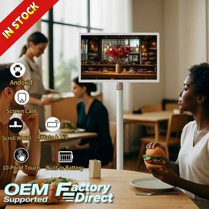 Téléviseur mobile 32 pouces intelligent à écran LCD, style StandbyMe, sans fil, alimenté par batterie, sur roulettes, pour cuisine, yoga, streaming en extérieur - Product Image 2