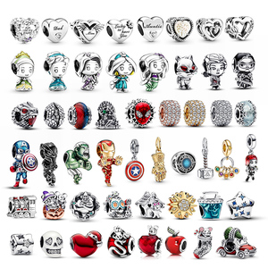 Abalorios de tronco de plata 925 <span class=keywords><strong>originales</strong></span>, cuentas de tierra de avión bonitas, pulsera de circón DIY, regalo de joyería, colgantes personalizados, abalorios - Product Image 2