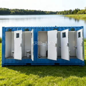 Baño Público Exterior para Parques y Áreas Escénicas, con Contenedor 2025, Protección Ambiental y Contenedor de Desechos Orgánicos - Product Image 1