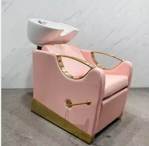 Customized Modern Hair Washing Station Barber Shop Beauty Salon Equipment Electric Shampoo Chair With Ceramic Shampoo Bow - Product Image 4