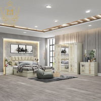 Ensemble de chambre moderne B2B, mobilier en bois MDF personnalisable avec fonction massage, nouveau design, direct usine, mobilier de maison, ensembles de lits et de chambres en promotion
