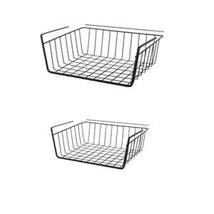 Wire Basket Wall Mounted Rectangle Eco Friendly Storage <b>Rack</b> For Kitchen Dormitory Organization Shelf - Product Image 3