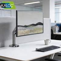 Bras de moniteur articulé à ressort simple KALOC DS300 pour écran PC robuste, réglable et portable