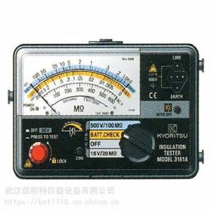 Medidor de Resistencia de Aislamiento Kyoritsu Modelo 3146A 500V Tipo Puntero Hecho en Japón - Product Image 1