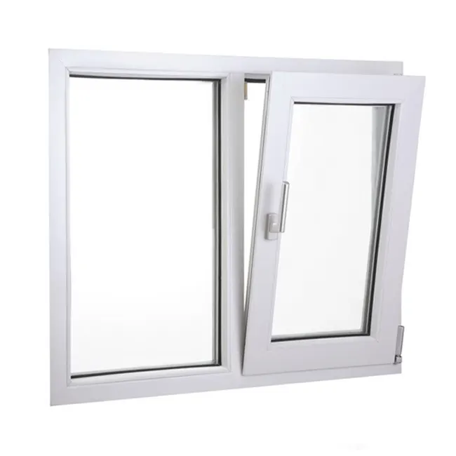 Design de Escritório Com Construído Em Blinds Foshan Pvc Upvc Casement Interior Molduras de Janelas E Portas Usadas