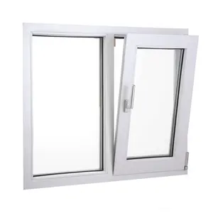 Design Flügel Innen büro mit eingebauten Jalousien PVC Foshan Upvc Bilderrahmen verwendet Fenster und Türen