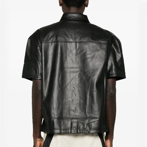 <span class=keywords><strong>Camicia</strong></span> da <span class=keywords><strong>uomo</strong></span> in tessuto stampato di alta qualità con tessuto nero monopetto <span class=keywords><strong>fantasia</strong></span> - Product Image 4