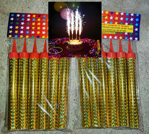 Vente en gros de fontaines à étincelles sans fumée de 12 cm, 15 cm, 18 cm, 20 cm, bougies scintillantes pour gâteaux, feux d'artifice pour mariage, fête d'anniversaire - Product Image 4