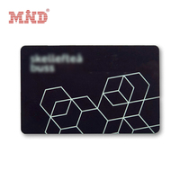 Carte de visite numérique intelligente NFC sans contact programmable en format NDEF noir mat, URL inscriptible, NTAG 213 215 216