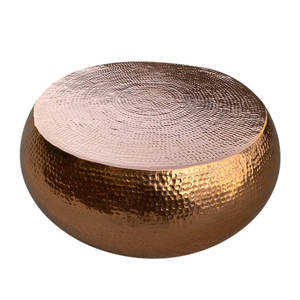 Tay búa Rắn Đồng Bàn cà phê sang trọng giọng đồ nội thất kim loại vật liệu xây dựng trống bảng basse cuivre martelé tavolino - Product Image 4