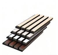 Panneaux acoustiques insonorisants modernes en placage de bois pour hôtels, écoles, maisons, salons, chambres et cuisines