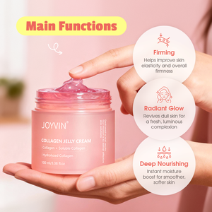 <span class=keywords><strong>Crema</strong></span> Gel Idratante Viso Joyvin al <span class=keywords><strong>Collagene</strong></span> e Niacinamide, Ordini Minimi Accettati, per una Pelle Luminosa, Senza Parabeni - Product Image 1