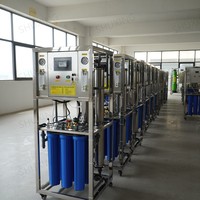 Équipement de traitement de l'eau par osmose inverse 250-500LPH Petites machines commerciales de production d'eau par osmose inverse