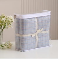 Sac d'emballage de jouets en plastique respectueux de l'environnement personnalisé sac d'emballage rectangulaire drap de lit sac en plastique avec fermeture éclair