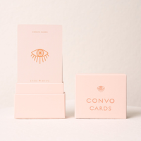 Jeux de cartes de conversation pour adultes et couples, personnalisables en gros, pour la réflexion sur soi et les jeux de société