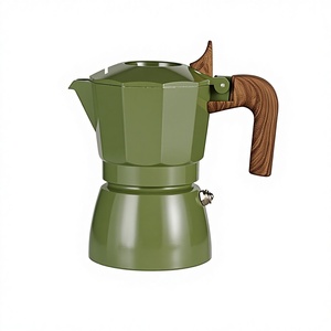 Cafetière Moka Moderne Minimaliste à Double Valve et Triple Infusion, Petite Machine à Café Italienne pour la Maison, Vente en Gros Usine - Product Image 1