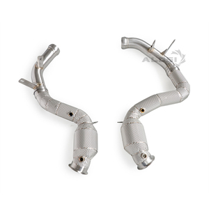 Tuyau d'échappement pour Mercedes Benz AMG GT63 <span class=keywords><strong>GT63S</strong></span> 4.0T W213 2014-2023 avec tuyau de descente en acier inoxydable isolé pour - Product Image 5