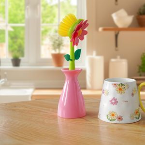 Cepillo de Limpieza de Plástico con Diseño de Flores al por Mayor, para Limpiar el Baño - Product Image 4