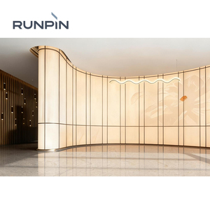 หินเทอร์ราซโซ่ RUNPIN สีเบจอิบุ แผ่นใหญ่ สำหรับปูพื้นและผนังภายใน/ภายนอกอาคาร โซลูชั่นทันสมัยสำหรับโรงแรม - Product Image 2
