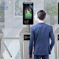 Sistema de Control de Acceso Tendcent con Reconocimiento Facial Biométrico, Registro Preciso de Asistencia, Escáner WiFi RFID/NFC y Visión Nocturna