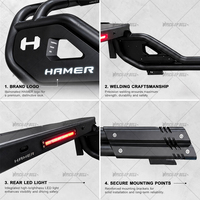 Arceau de sécurité universel en acier pour pick-up avec éclairage latéral pour Hilux Ranger Dmax Navara D40 Strada pour arceau de sécurité universel