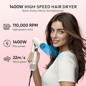 <span class=keywords><strong>5</strong></span> <span class=keywords><strong>En</strong></span> <span class=keywords><strong>1</strong></span> <span class=keywords><strong>Styler</strong></span> 110000Rpm Secador de pelo de alta velocidad Rizador de pelo de un paso Plancha de pelo Rizador Herramientas de estilismo Cepillo de aire caliente - Product Image 5