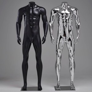 Maniquí Masculino de Boutique, Maniquí Deportivo, Maniquí Masculino Musculoso Cromado de Cuerpo Completo para Exhibición en Tiendas de Ropa - Product Image 2