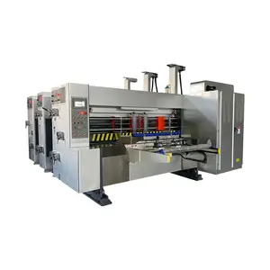 Lead edge mesin cetak digital otomatis, mesin cetak kotak bergelombang mesin pembuat kotak manis