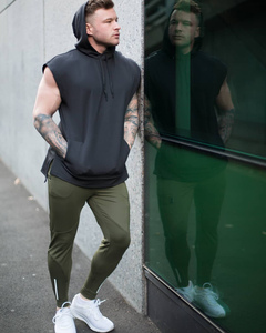MAX New Reflective Printing <strong>Black</strong> <strong>Joggers</strong> 90% Nylon 10% Spandex Track Pants Men <strong>Slim</strong> <strong>Fit</strong> - Product Image 4