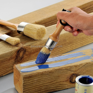 4 pièces pinceaux en cire de craie à poils naturels pour peinture de meubles épilation à la cire <span class=keywords><strong>acrylique</strong></span> lait décor à la maison avec pinceaux à pochoir - Product Image 5