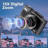 Appareil photo numérique 5K HD CE 75MP avec autofocus et écran CMOS pour portraits, vacances, étudiants et prise de vue quotidienne