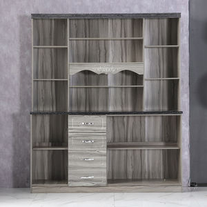 التخصيص المطبخ مجلس الوزراء مصراع الباب 1.6M pvc خزانة مطبخ من لوح الألياف متوسط الكثافة تصاميم بسيطة - Product Image 3