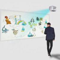 Projection interactive tactile média mur magique multi-touch radar projecteur tactile 3D publicité affichage mur vidéo