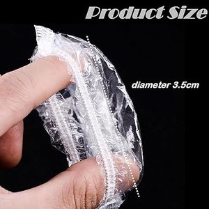 Protège-oreilles en plastique hygiénique pour les traitements capillaires Outils de permanente imperméables Équipement de sécurité de salon Offres en vrac - Product Image 6