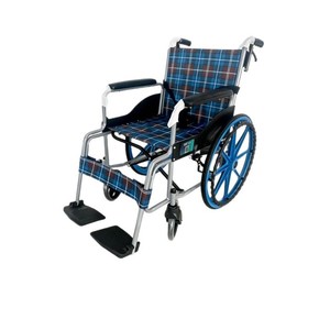 Silla de ruedas plegable ligera de acero HBG25 de Hubang, ayuda manual de movilidad para ancianos y discapacitados - Product Image 1