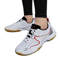 Nouvelles chaussures de badminton/tennis de table unisexes pour l'été, respirantes, avec empeigne en mesh, ultra-légères, amortissantes, antidérapantes, pour la compétition et l'entraînement