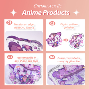 Portachiavi in Acrilico Personalizzato con Stampa Anime, Charm per Chiavi di Star Kpop, Regalo Promozionale per Eventi - Product Image 3