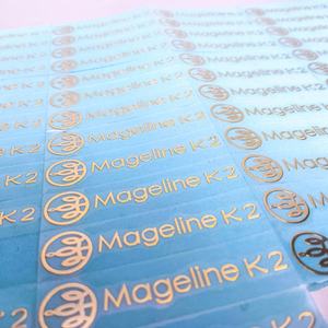 El más nuevo embalaje de regalo Metal personalizado marca metálica níquel Logo etiqueta efecto de superficie brillante - Product Image 6