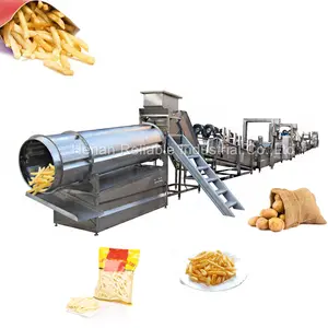 Industrial Full Automatic Potato Chips Making Machine Line Plant Production Price