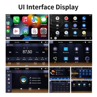 Lecteur MP3/MP5/MP4 2 Din avec écran tactile de 7 pouces, autoradio stéréo filaire Carplay avec amplificateur, navigation automobile, BT, FM, WiFi intégré