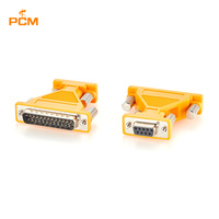 Adaptateur D-Sub DB25 mâle vers DB9 femelle, convertisseur série RS232 pour contrôleur d'automatisation d'instruments PLC industriels, DB25M vers DB9F