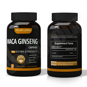 Ausreson OEM Alta Qualidade Suplemento Saúde Black Maca Cápsula 1400mg Maca Raiz Cápsulas - Product Image 2