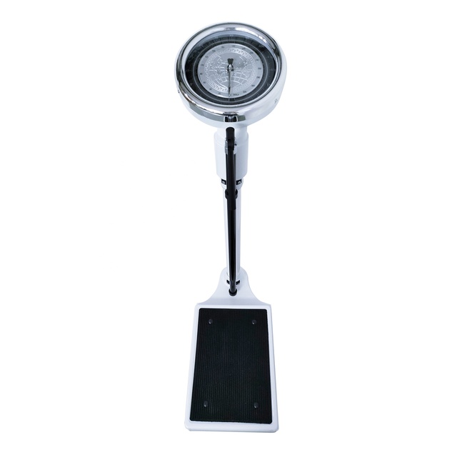 Adult Medical Good Quality Hospital 160KG Mechanical Weight and Digital Height Measurement Scale for Human